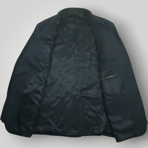 Lauren Ralph Lauren Blazer Sport Coat Mens 44L Performance Black Label Plaid - Picture 4 of 10